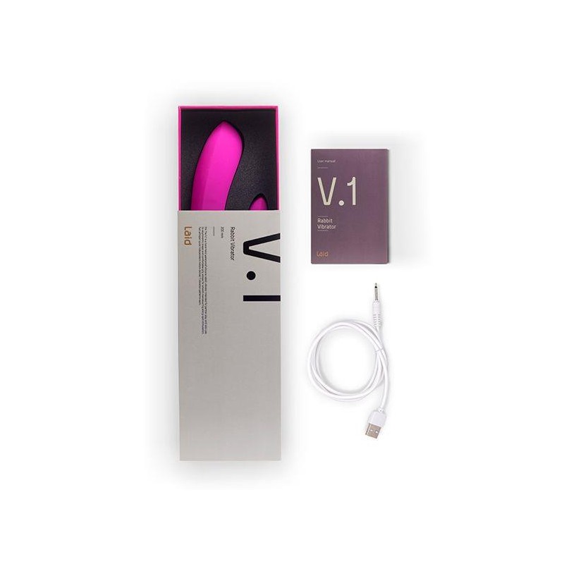 Laid - V.1 Silicone Rabbit Vibrator Roze